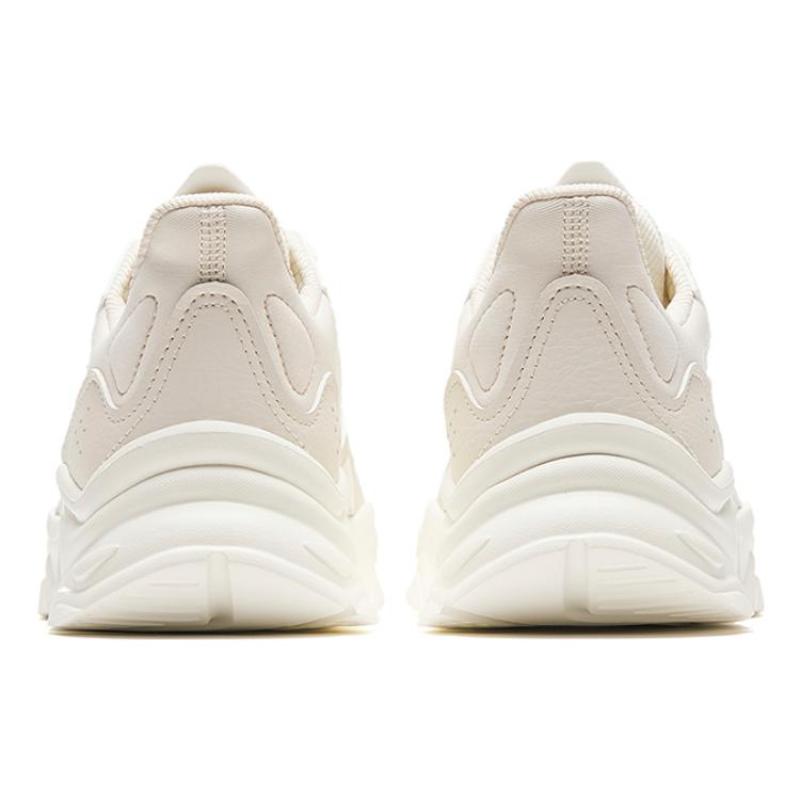 Anta Little Millennium Shock Absorbers Abrasion Resistant Slip Resistant Low Top Casual Shoes Women's Ecru Sneakers 922348826-1