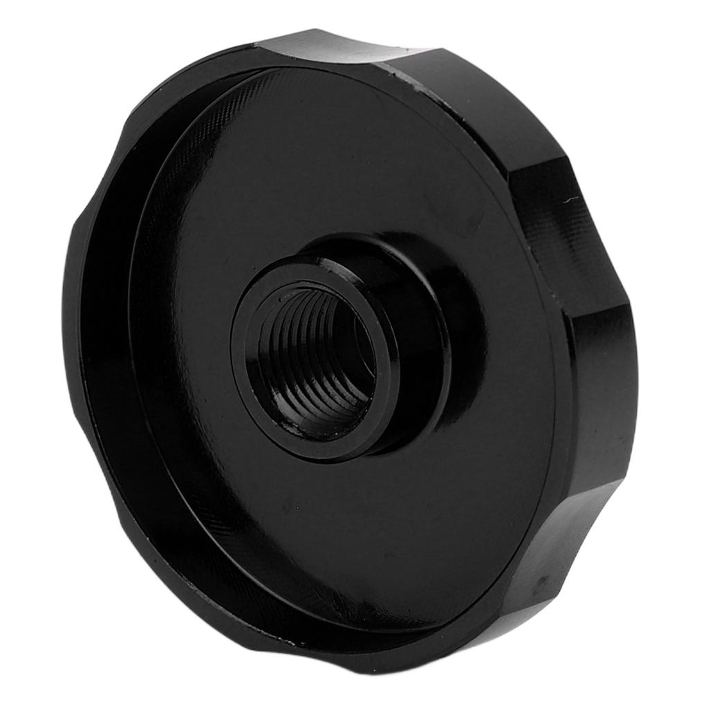 Front Fork Air Chamber Cover Bicycle Suspension Fork Air Gas Valve Cap Aluminium Alloy for Mountain BikeBlack