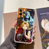 Anime F-Fullmetal A-Alchemist Transparent Phone Case For IPhone 16 15 14 13 12 11 Pro Max Plus Soft Cover
