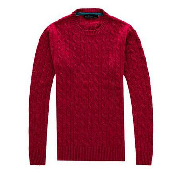 Pánský svetr Menjie Slim Fit s copánkovým vzorem, kulatým výstřihem, jednobarevný, s dlouhým rukávem, jarní/podzimní styl.