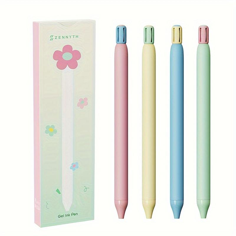 

Висувні гелеві ручки Серія Квіти - Набір з 4 штук - Пластик, Швидковисихаючі, Середній стрижень - Креативні квіти, що трансформуються, з кнопкою зверху Flower 4PCS/Set