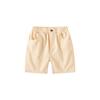 Boys' Shorts Cropped Pants Children's Summer Clothing Thin Children Bermuda Shorts Kids Mid Waist Pure Color Rubber Pants