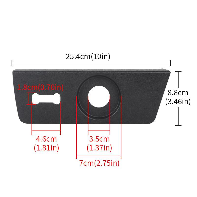 Front Left Driver Seat Trim Bezel Panel For Ford F150 F-150 2011 2012 2013 2014 Seat Switch Shield Housing Replace Part