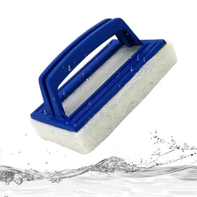 Pool Wall Cleaning Brush with Handle Handheld Pool Scrub Brush Swimming Pool Cleaning Tool for Pool Tile Grout Walls