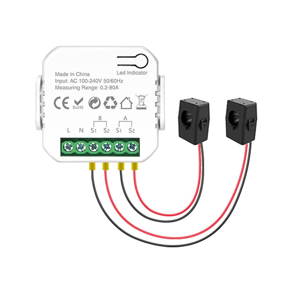 WLAN Smart Meter Störungs-Selbsttest Maßnahmen Echtzeit-Energie-Systemüberwachung für Wohnung Studentenwohnheim Büro Strom Spannung