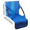 Portable Stadium Seat Cushion with Back Support for Outdoor Activities