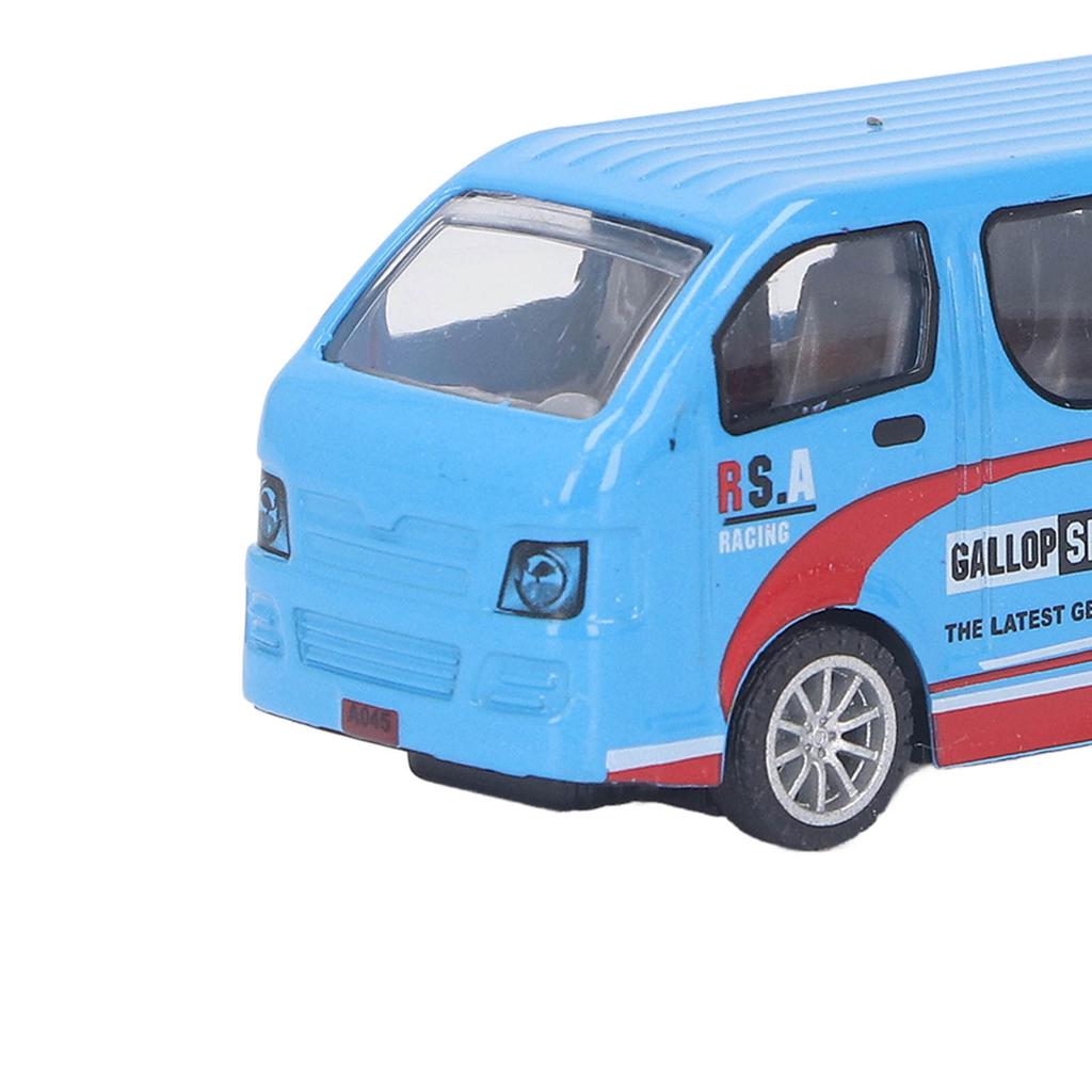 4pcs Die Cast Alloy Bus Model Set Kid Simulated Exquisite Funny Pull Back Car Vehicle Toy Decoration Type A