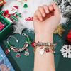 Christmas Countdown Calendar Jewelry Box With Cartoon Charm For Women