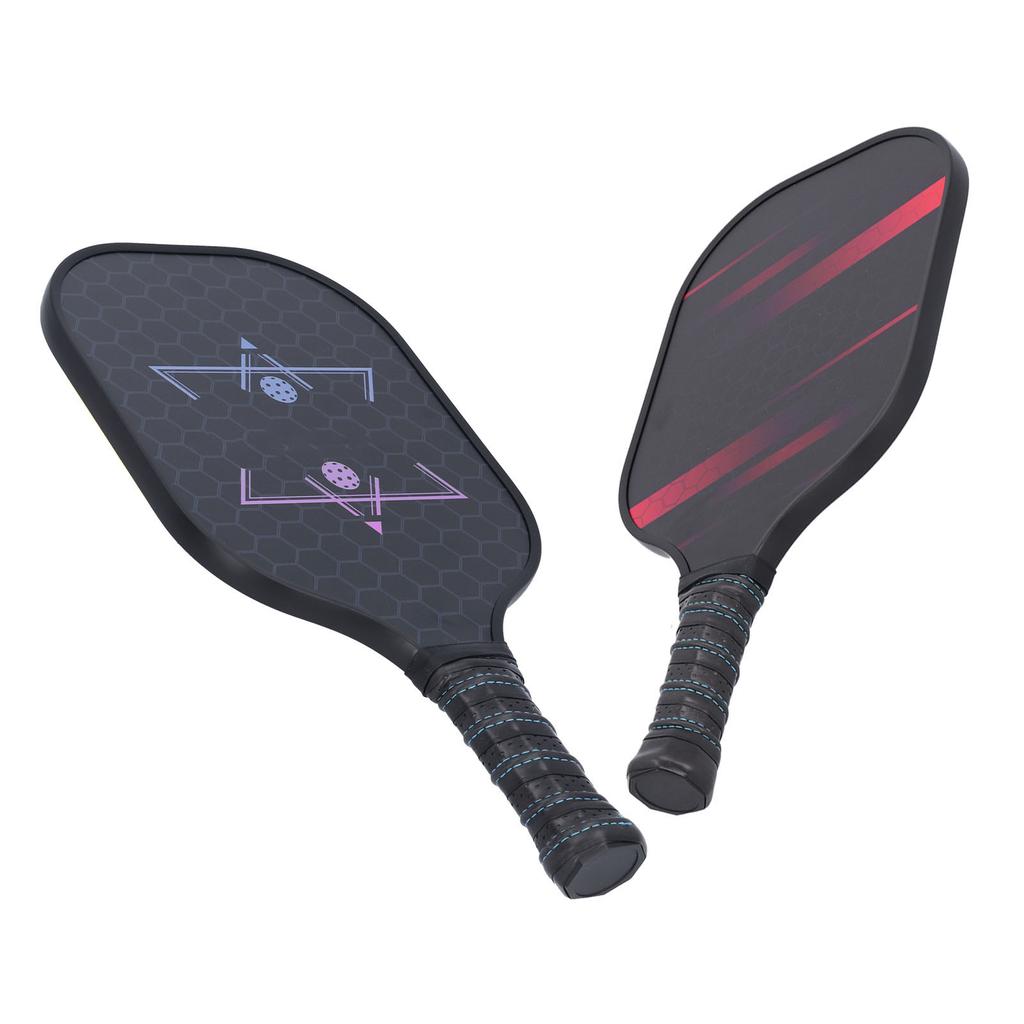 Pickleball Racket Set Portable Glass Fibre Pickleball Paddle Polymer Core Racket with Balls