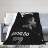 CR7 Blanket Ronaldos Wool Funny Warm Throw Blankets for Home Textile Decor