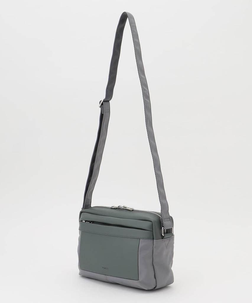 Isaac Block Motif Shoulder Bag 2004602 Light Green (82)