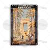Maghreb Travel Cityscape Metal Sign Egypt Algiers Algeria Djerba Tunisia Marrakesh Morocco Alger Hoggar Oran Casablanca Agadir