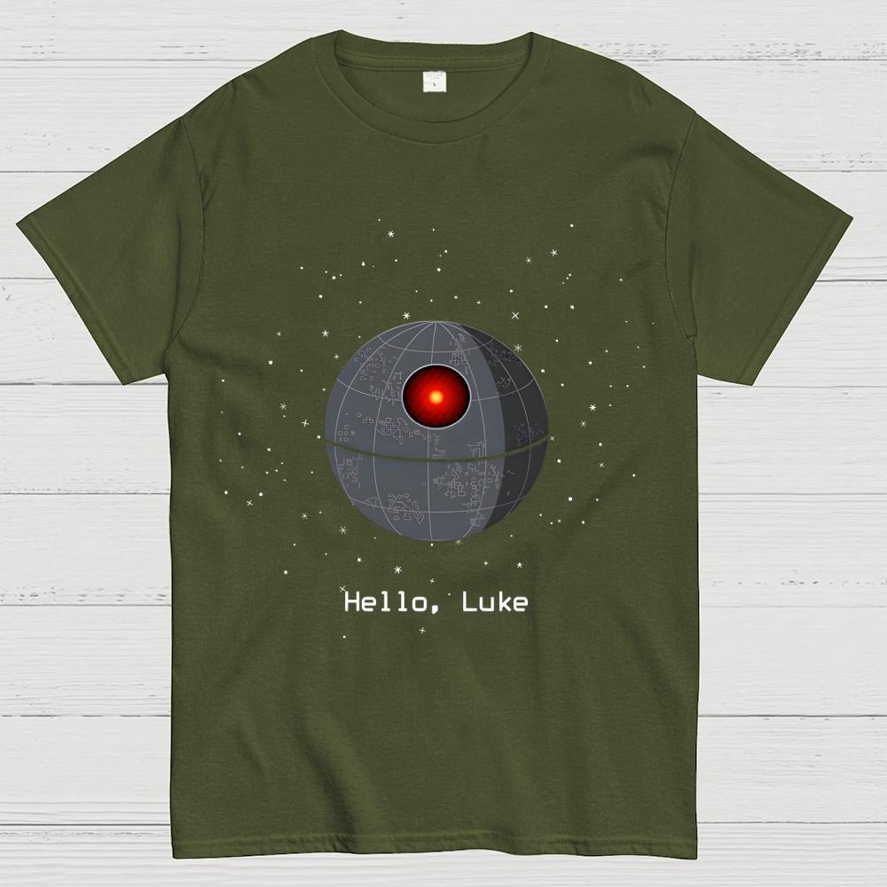 Hello Luke Unisex 100% Cotton Summer Casual Cool Loose T-Shirt
