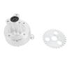8in Rear Wheel Brake Hub Aluminum Alloy with 420 29T Chain Sprocket Efficient Control for Monkey Bike Z50 Z50R Z50A