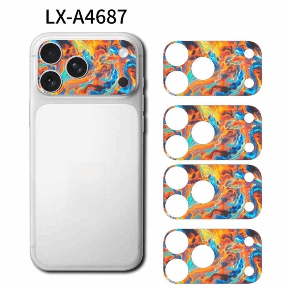 4PCS Matte Frosted Lens Protector Back Camera Protective Film for iP 17 Pro Max 17Pro Mobile Phone