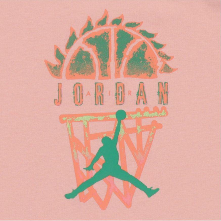 Jordan Set in Sleeve T Shirt Men's Orange Pink DQ8643-800