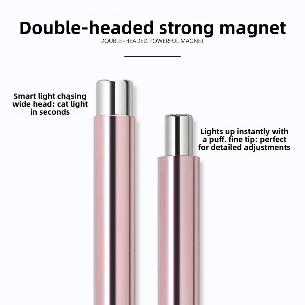 Cat eye nail polish glue strong magnet stick, large magnet pen, double head thickened multi-functional magnet nail art tool