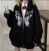 Europees & Amerikaans Gotisch Vlinder Zip-up Hoodie - Herfst/Winter Stijl