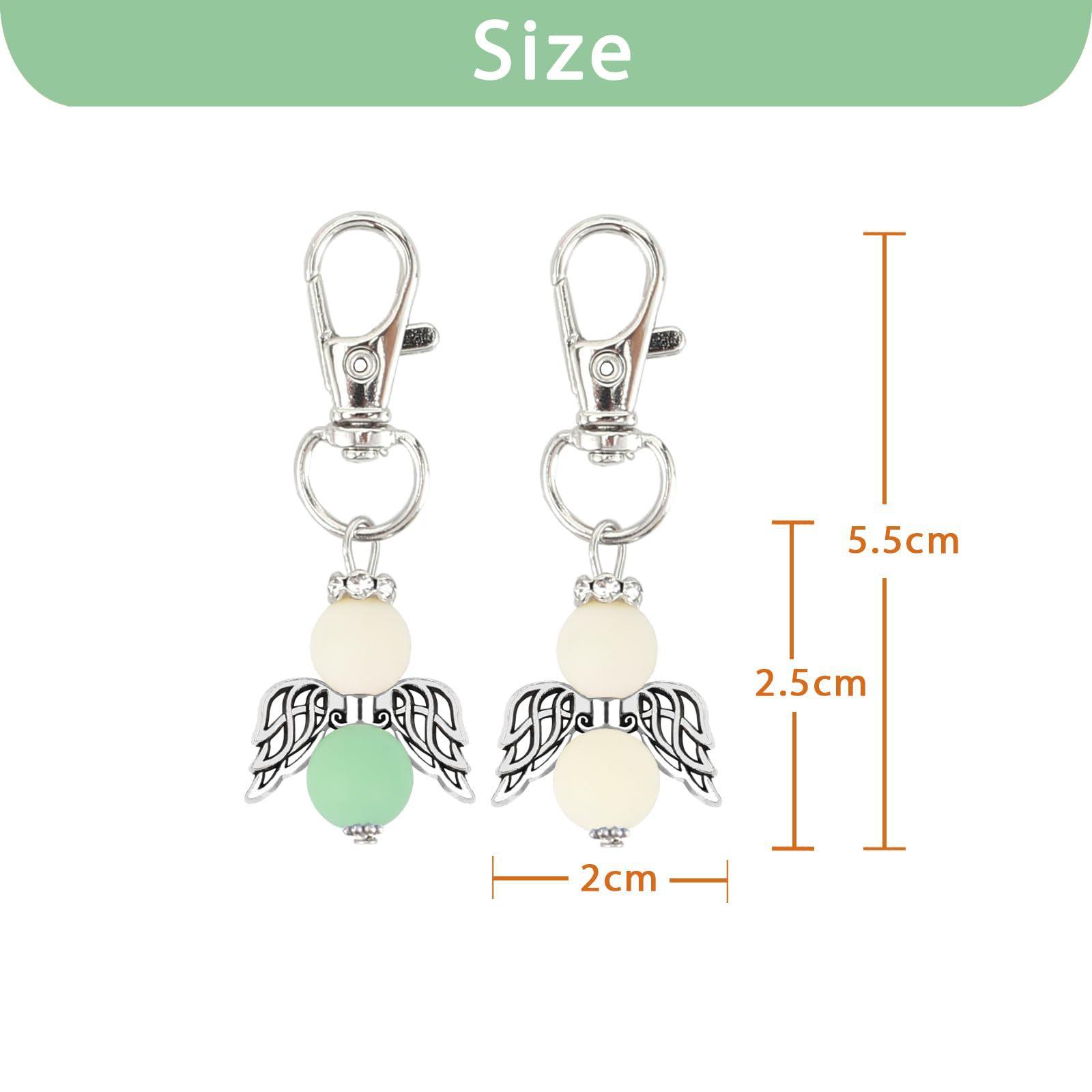 5pcs Lucky Guardian Angel Pendant Keychain Suitable for Wedding Parties Guests To Gifts Accompanied By Gifts