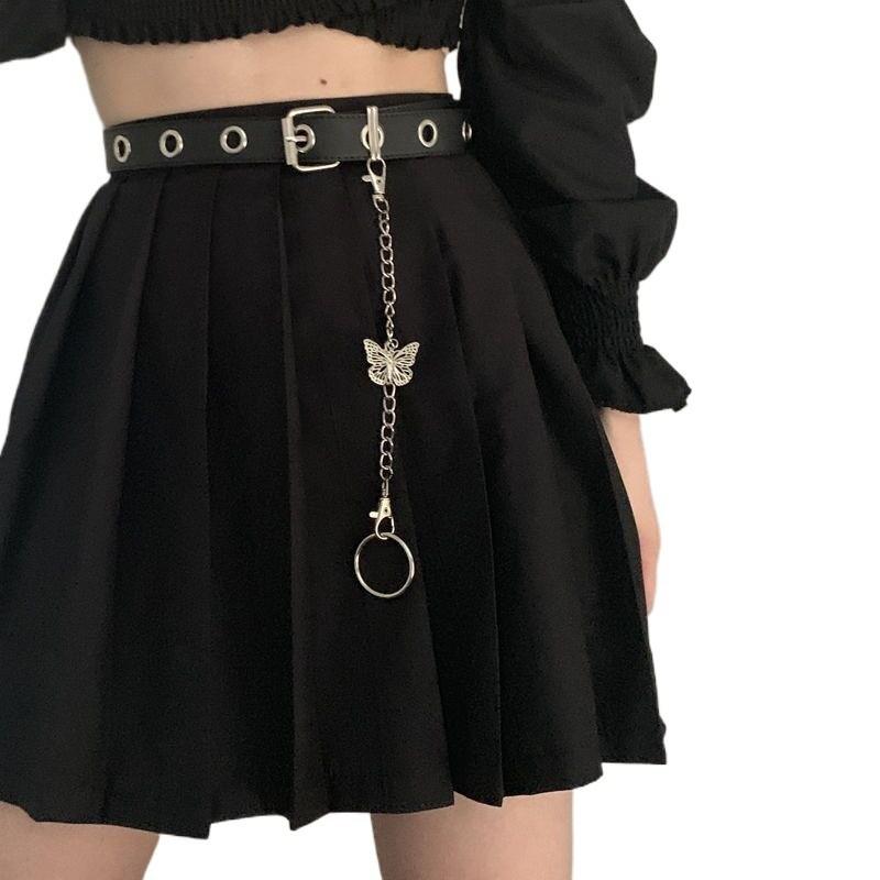 Stylish Heart Chain Waist Belt For Women Perfect For Dresses And Skirts In Silver