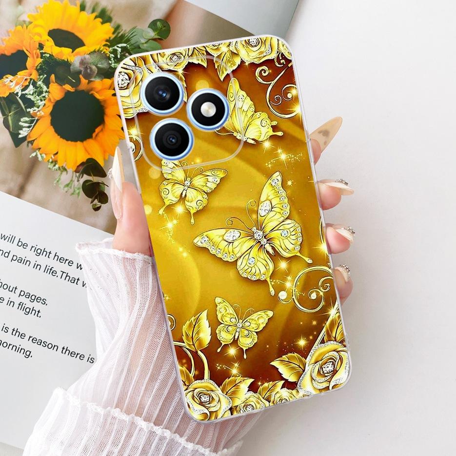 For Honor X8d 4G Case Cool Fashion Painted Cover 6.77'' Soft Silicone Phone Case For Honor X8d X 8d HonorX8d 4G Back Cover Coque
