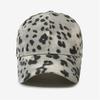 Trendy Breathable Baseball Cap Leopard Printed Adjustable Sunscreen Hat Sun Protection Round Top Hat Unisex Baseball Caps