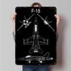 F Hornet Fighter Jet Metal Wall Art Military Aircraft Silhouette Decor for Home Office Man Cave