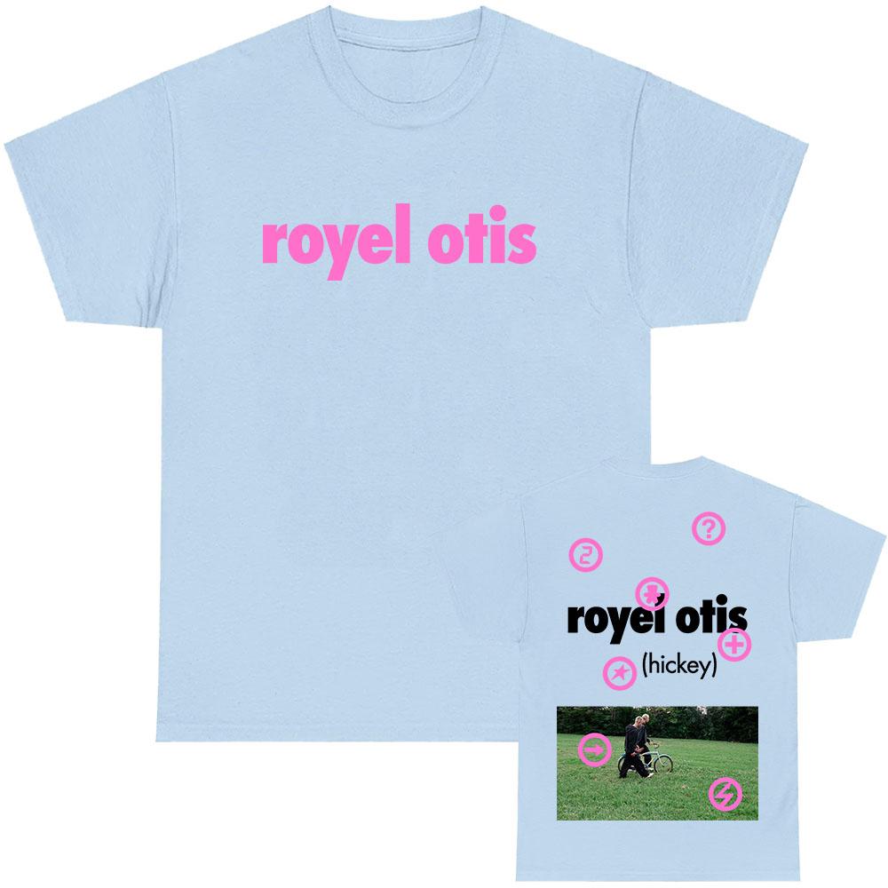 2025 Album Hickey T-shirt Royel Otis Pop Duo Band Tshirts Short Sleeve Summer Unisex Streetwear Casual Fashion Men Women T Shirt