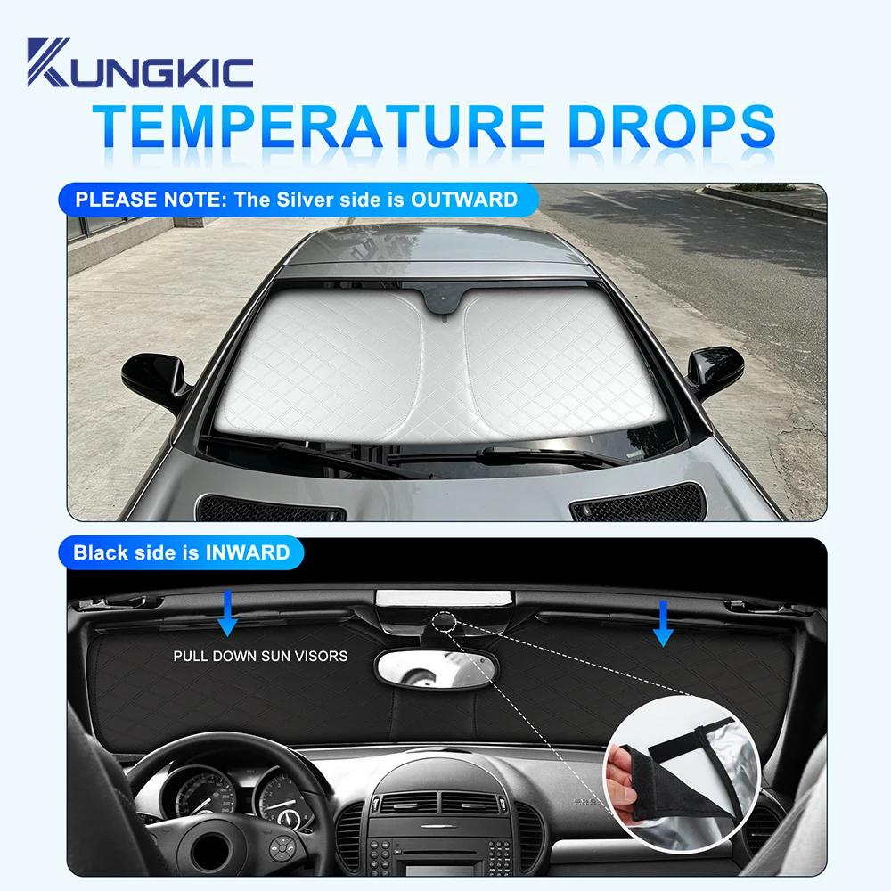 Front Window Sun Shade for Mercedes Benz SLK R171 2004-2010 Windshield Sunscreen UV Protection