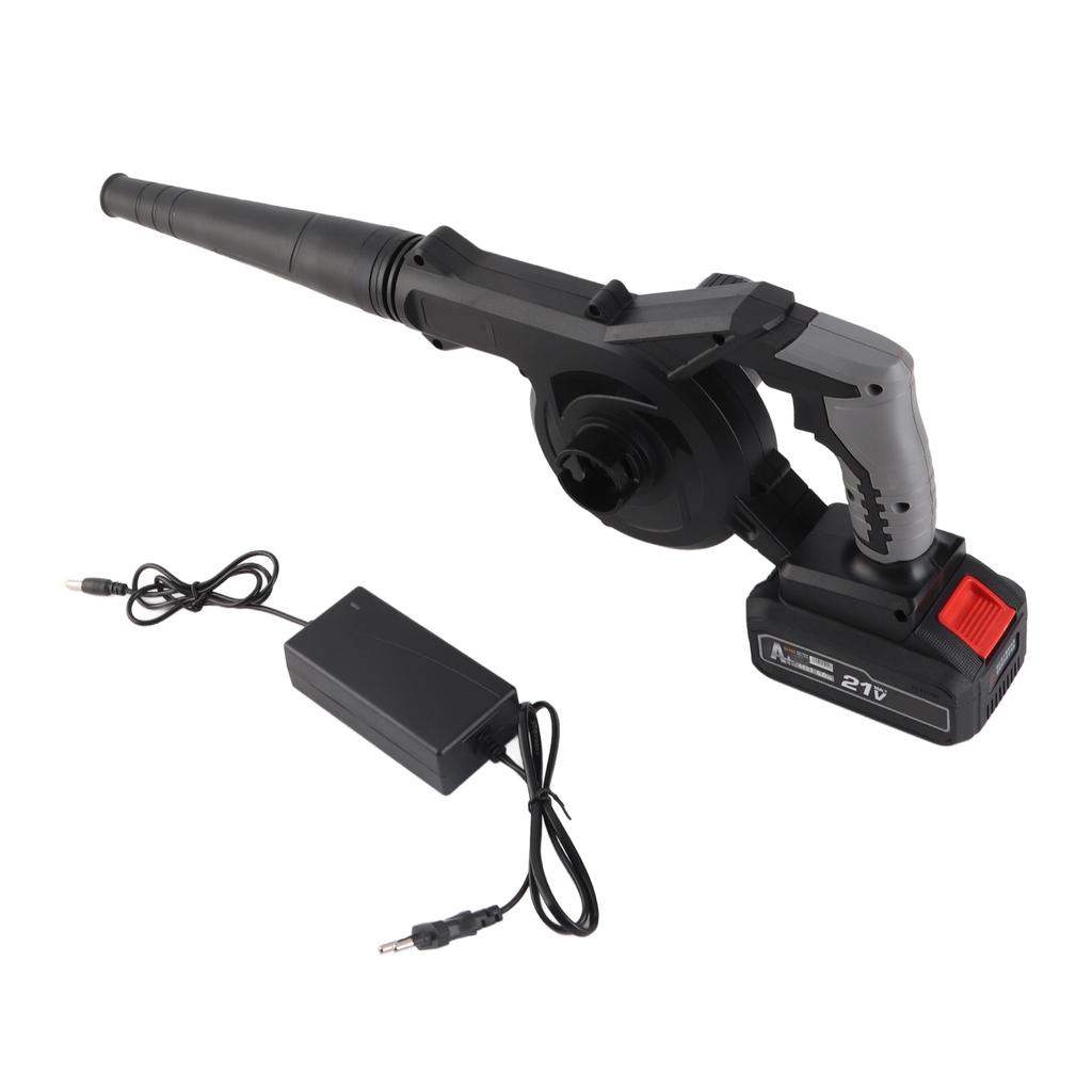Cordless Leaf Blower Stepless Speed Regulation 21000rpm 2 In 1 Powerful Electric Leaf Blower Vacuum Cleaner for Garden