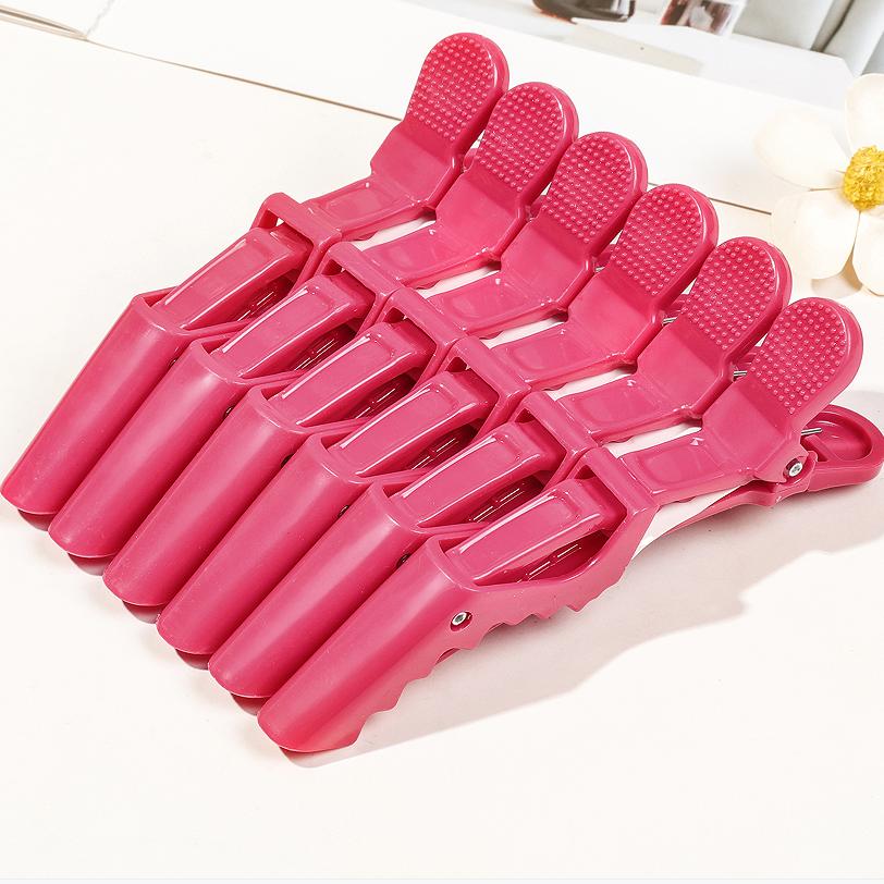 6pcs crocodile hair clip design claw shaped hair clip salon hair clip hair accessories makeup clip Special for real hair wigs