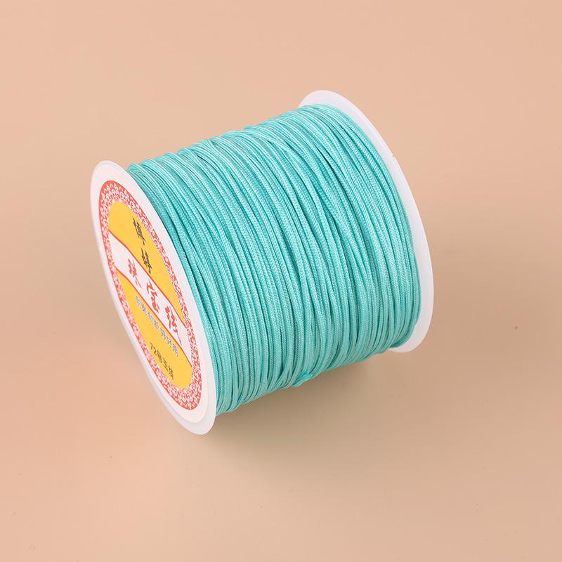 Boting Jade No. 72 0.8mm Nylon Thread for DIY Braided Cord Bracelet Weaving and Pendant Making.