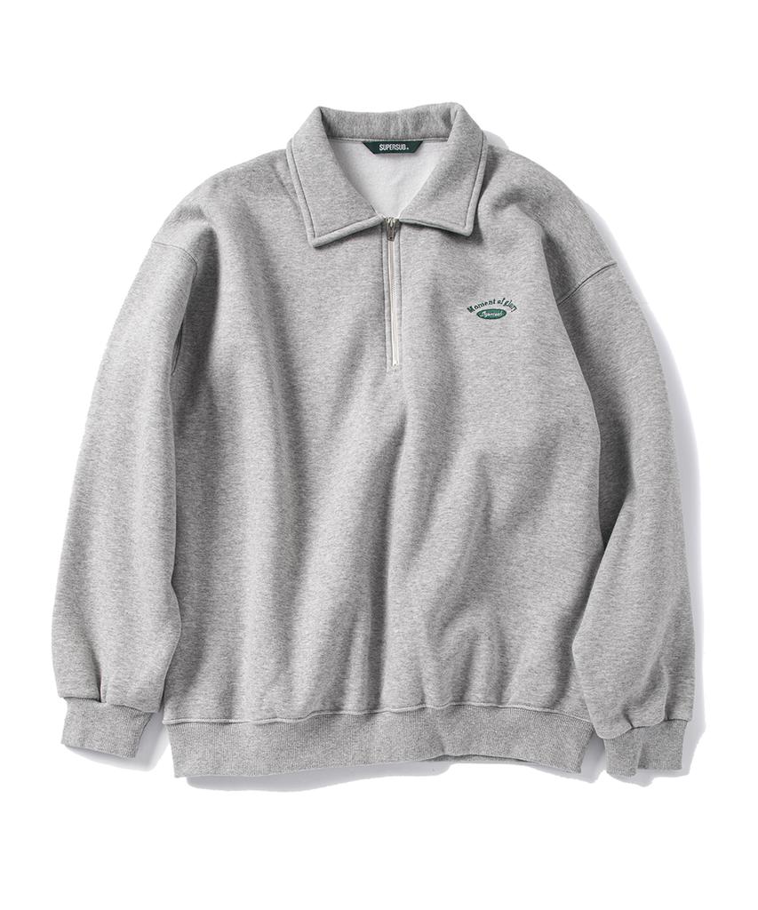 SUPERSUB Tennis Half Zip-Gray
