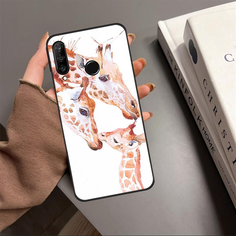 Giraffe Art For Huawei P40 P20 P30 Lite P60 Pro Nova 12i 12s 11i 10 9 SE 5T Y91 Y90 Y60 Y70 Y72 Y61 Case