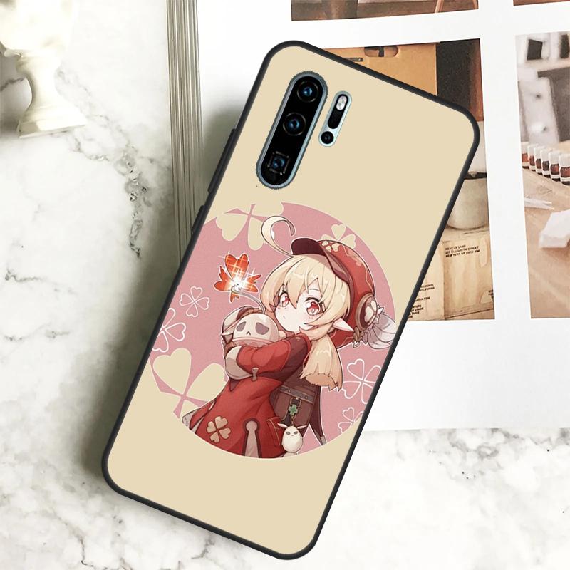 Genshin Impact Klee For Huawei Nova 5T 9 10 SE 7i 8i 11i 12i Y60 Y61 Y70 Y72 Y73 Y90 Y91 P20 P40 P30 Lite Case