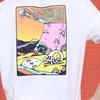 Vans Cartoon Letter Fun Print Casual Short Sleeve T-Shirt Women Tops White VN0A3ZOVWHT