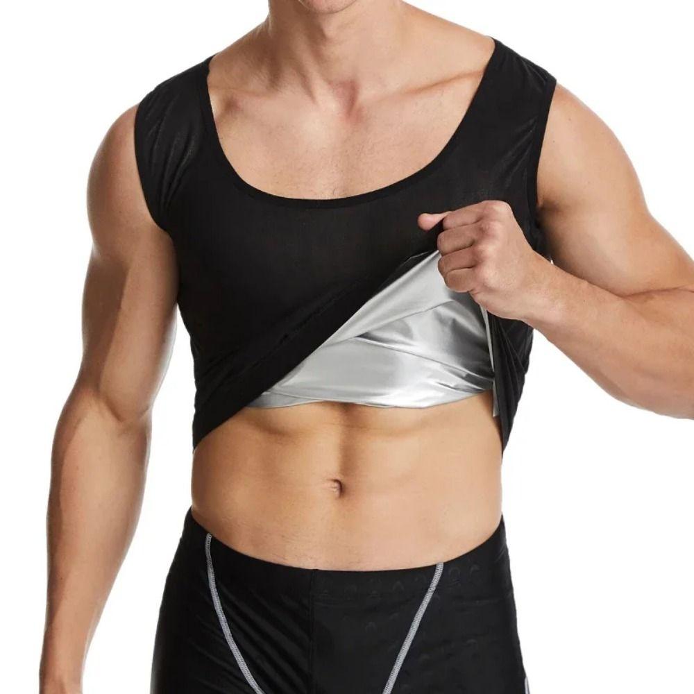 Schweißresistentes Herren Shapewear Top Kompressionspassform Herren Schweißweste Sporttraining