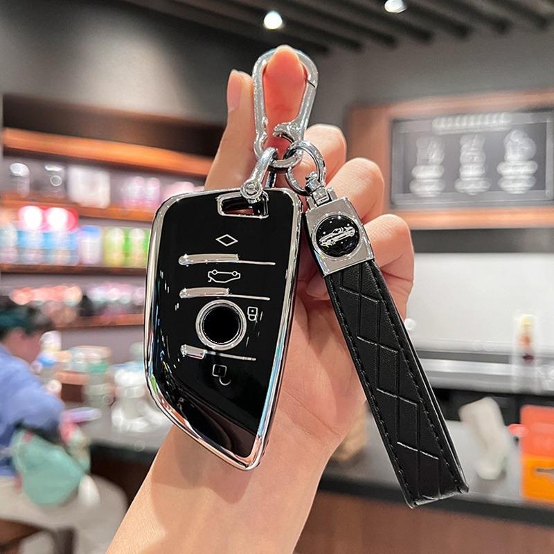 Tpu Car Remote Key Fob Case Fob Cover For Bmw X1 X5 X6 F15 F16 F48 Bmw 1 / 2 Series