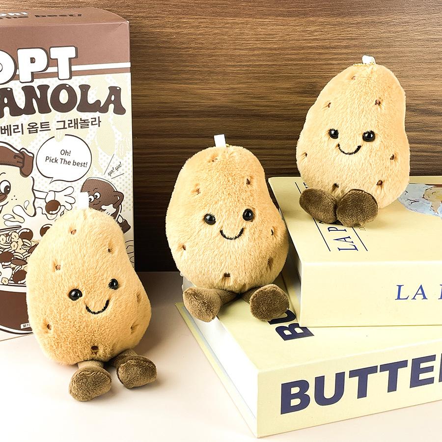 Cartoon Lustig Niedliche Kartoffelpuppe Südliche Kleine Kartoffelpuppe Tasche Hängeornament Greifautomat Puppe Spot Kartoffelpuppe