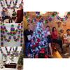 Beautiful Multicolor Christmas Hanging Decor Streamers For Weddings And Celebrations