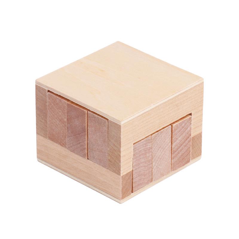 Luban Lock Classical Wood Puzzle Set for Kids - Mortise and Tenon Design