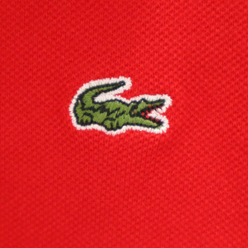 LACOSTE Short sleeve Polo shirt 36 Red Women Used