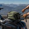 Motorcycle Luggage Rack with Support Arms Versatile Rear Cargo Carrier Bolt-On