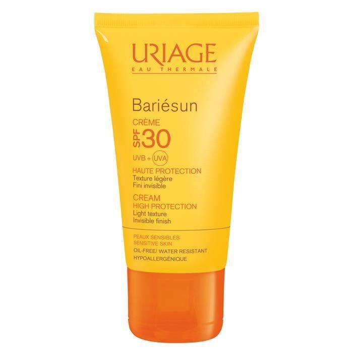 Crème Solaire - URIAGE - Bariésun - SPF30 - 50ml - Non Gras - Protection UVA/UVB