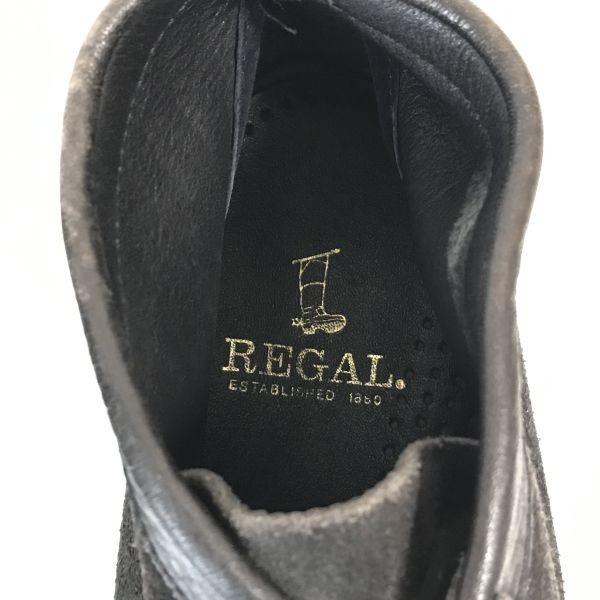 Regal /Semišové Boty Wallabee Desert z Pravé Kůže/24.5/Tmavě Hnědá/HNĚDÁ/Boty(POUŽITÝ)
