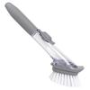 Soap Dispensing Dish Brush Versatile Long Handle Hydraulic Design Soap Dish Scrubber Brush for Home Kitchen