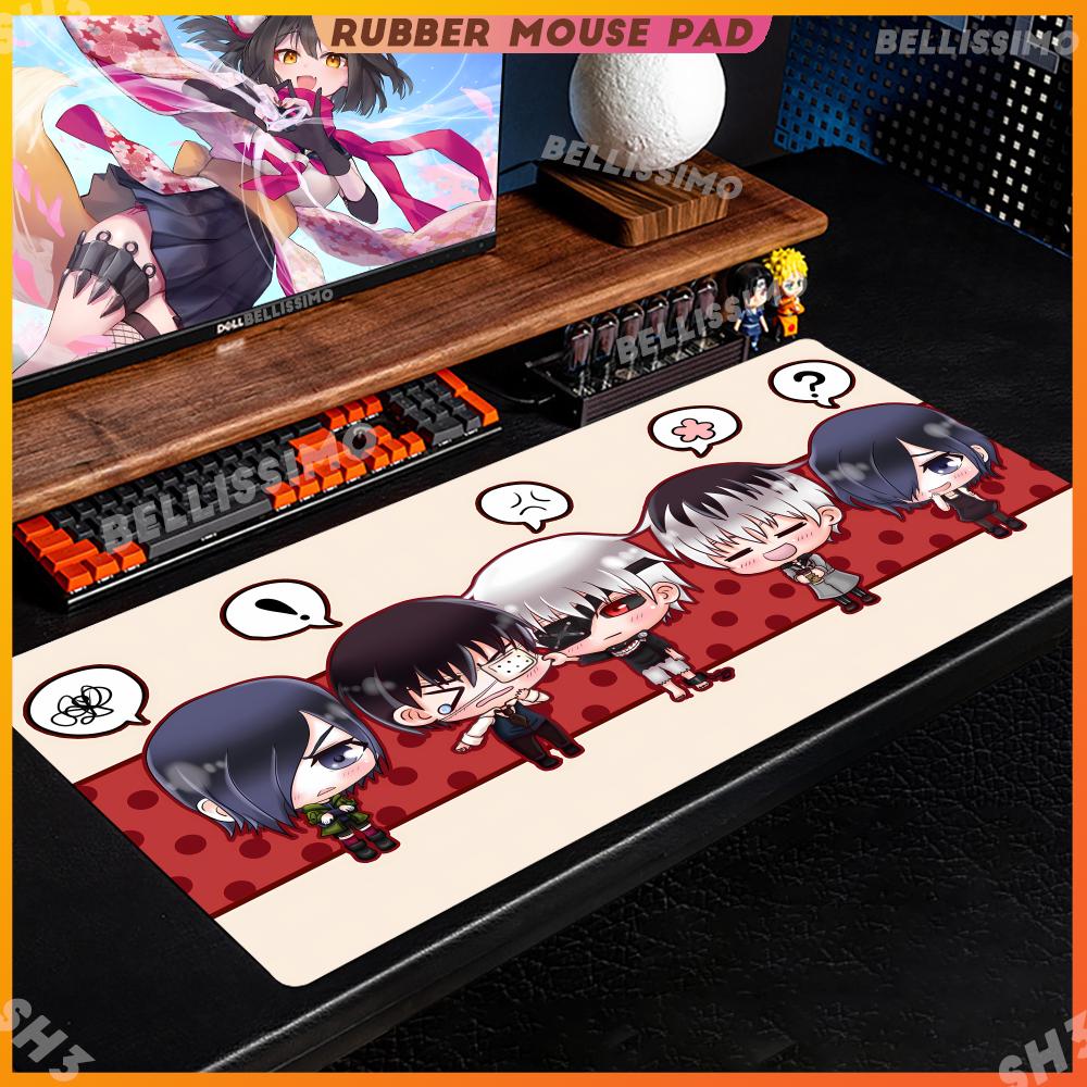 Ttokyo Gghoul Mouse Pad x Rubber Mouse Pad Mouse Stand mm Teclado Gamer Mat Super Big Large Edge Lock Desk Mat
