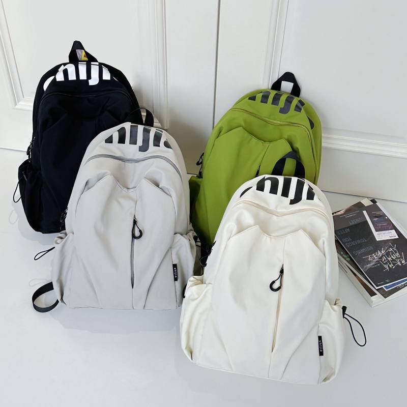 Leisure Travel Backpack Large Capacity Schoolbag Women's Sports Outdoor Backpack Lightweight and Versatile Campus Trendy Backpack