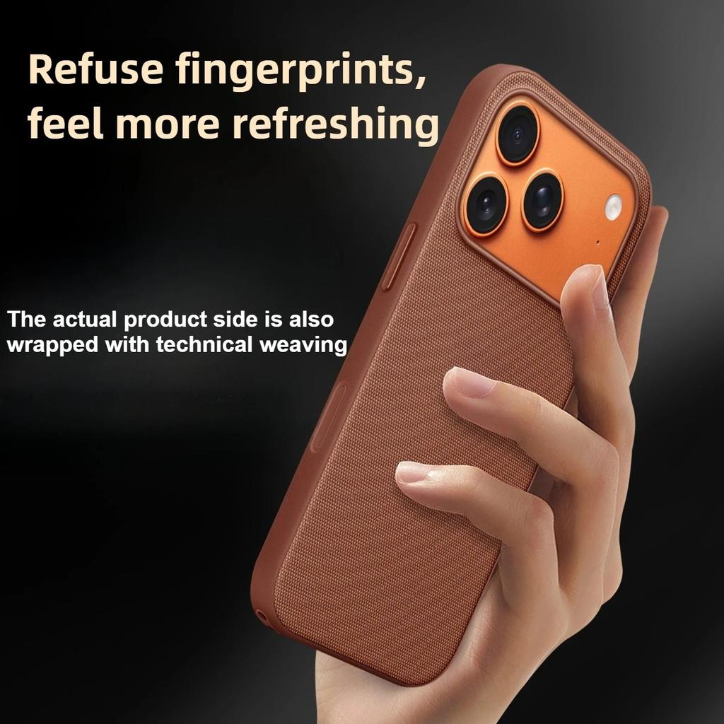 High Quality Original Technology Woven Case for IPhone 17 Pro Max for Official for Magsafe Magnetic Wireless Charging Protect Cover