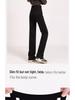 Autumn 2025 Women's High-Waisted Slimming Straight-Leg Black Jeans